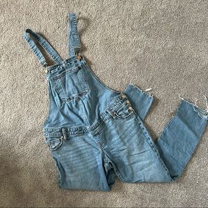 Isabel Maternity Bib Womens Ingrid & Isabel Denim Jean Overalls Stretch Size 6